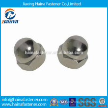 In Stock Chinese Supplier Stainless Steel DIN1587 hex cap nut/acorn nut